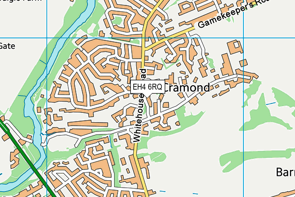 EH4 6RQ map - OS VectorMap District (Ordnance Survey)
