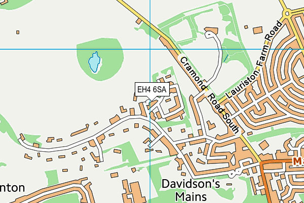 EH4 6SA map - OS VectorMap District (Ordnance Survey) EH4 6SA map - OS VectorMap District (Ordnance Survey)