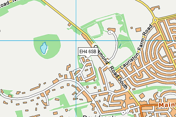EH4 6SB map - OS VectorMap District (Ordnance Survey) EH4 6SB map - OS VectorMap District (Ordnance Survey)