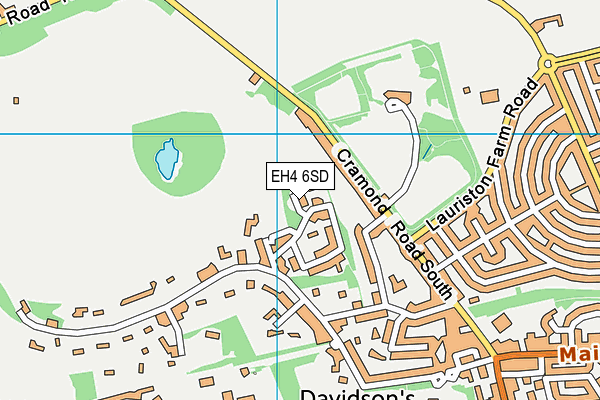 EH4 6SD map - OS VectorMap District (Ordnance Survey) EH4 6SD map - OS VectorMap District (Ordnance Survey)