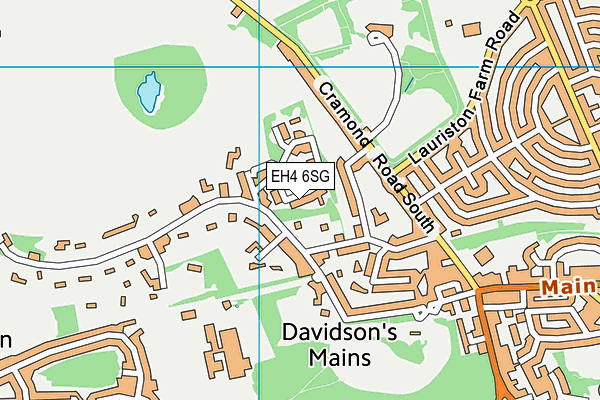 EH4 6SG map - OS VectorMap District (Ordnance Survey) EH4 6SG map - OS VectorMap District (Ordnance Survey)