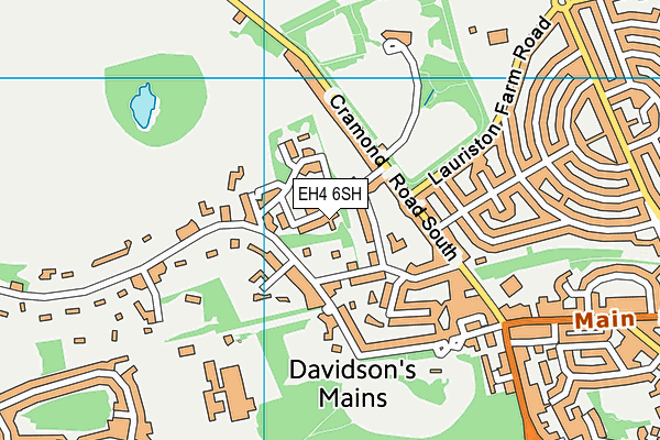 EH4 6SH map - OS VectorMap District (Ordnance Survey) EH4 6SH map - OS VectorMap District (Ordnance Survey)