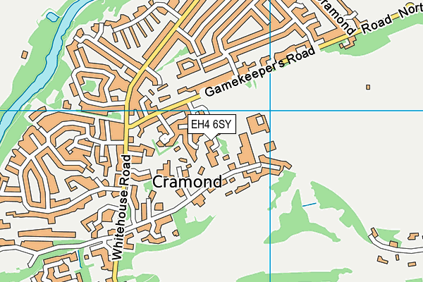 EH4 6SY map - OS VectorMap District (Ordnance Survey) EH4 6SY map - OS VectorMap District (Ordnance Survey)
