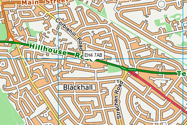 EH4 7AB map - OS VectorMap District (Ordnance Survey) EH4 7AB map - OS VectorMap District (Ordnance Survey)