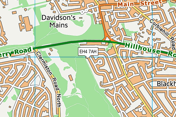 EH4 7AH map - OS VectorMap District (Ordnance Survey) EH4 7AH map - OS VectorMap District (Ordnance Survey)