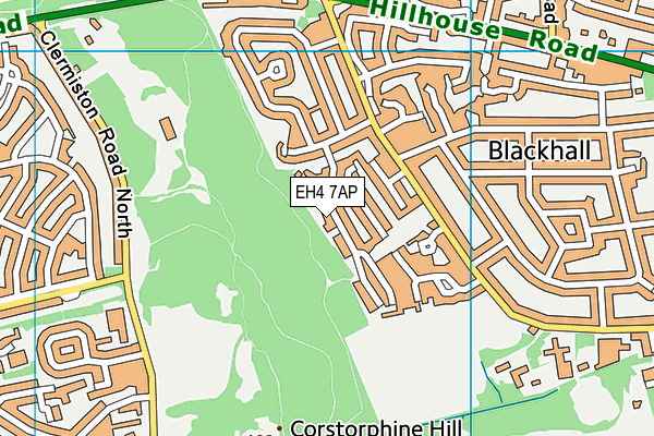 EH4 7AP map - OS VectorMap District (Ordnance Survey) EH4 7AP map - OS VectorMap District (Ordnance Survey)