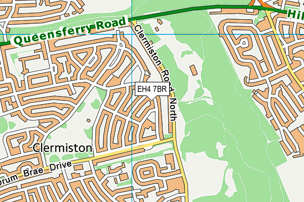 EH4 7BR map - OS VectorMap District (Ordnance Survey) EH4 7BR map - OS VectorMap District (Ordnance Survey)