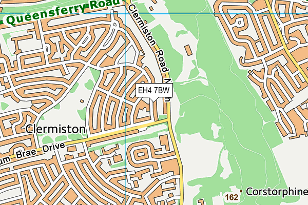 EH4 7BW map - OS VectorMap District (Ordnance Survey) EH4 7BW map - OS VectorMap District (Ordnance Survey)