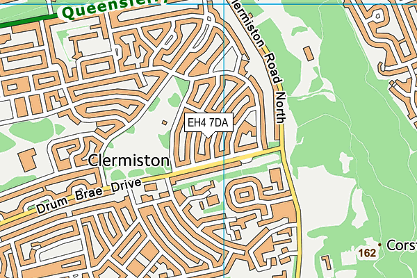 EH4 7DA map - OS VectorMap District (Ordnance Survey) EH4 7DA map - OS VectorMap District (Ordnance Survey)