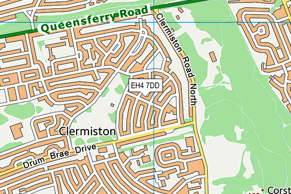 EH4 7DD map - OS VectorMap District (Ordnance Survey) EH4 7DD map - OS VectorMap District (Ordnance Survey)