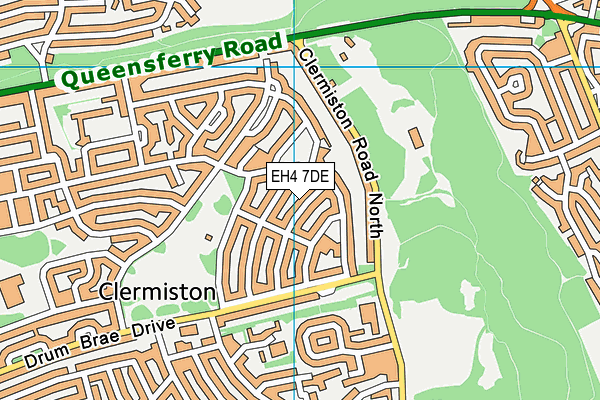 EH4 7DE map - OS VectorMap District (Ordnance Survey) EH4 7DE map - OS VectorMap District (Ordnance Survey)