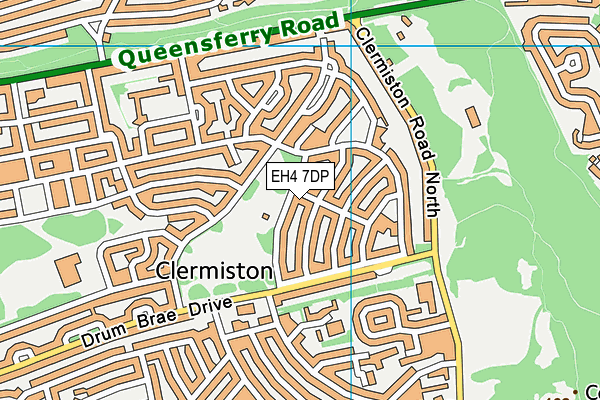 EH4 7DP map - OS VectorMap District (Ordnance Survey) EH4 7DP map - OS VectorMap District (Ordnance Survey)
