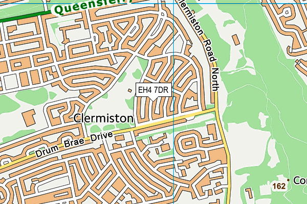 EH4 7DR map - OS VectorMap District (Ordnance Survey) EH4 7DR map - OS VectorMap District (Ordnance Survey)