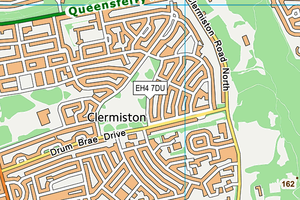 EH4 7DU map - OS VectorMap District (Ordnance Survey) EH4 7DU map - OS VectorMap District (Ordnance Survey)