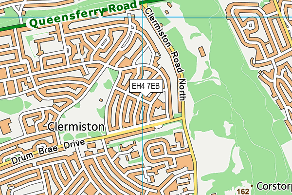 EH4 7EB map - OS VectorMap District (Ordnance Survey) EH4 7EB map - OS VectorMap District (Ordnance Survey)