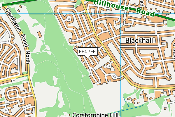 EH4 7EE map - OS VectorMap District (Ordnance Survey) EH4 7EE map - OS VectorMap District (Ordnance Survey)