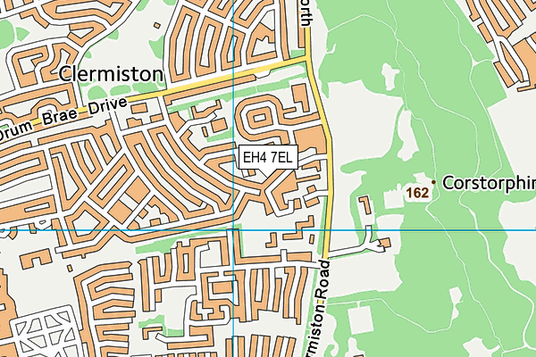 EH4 7EL map - OS VectorMap District (Ordnance Survey) EH4 7EL map - OS VectorMap District (Ordnance Survey)