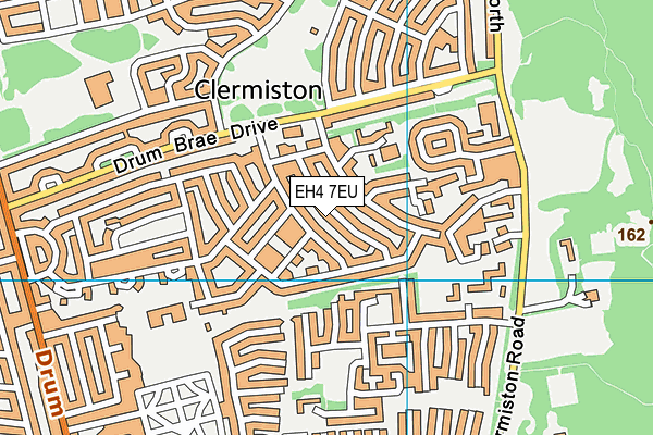 EH4 7EU map - OS VectorMap District (Ordnance Survey) EH4 7EU map - OS VectorMap District (Ordnance Survey)