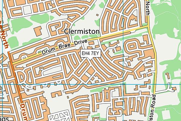 EH4 7EY map - OS VectorMap District (Ordnance Survey) EH4 7EY map - OS VectorMap District (Ordnance Survey)