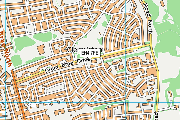EH4 7FE map - OS VectorMap District (Ordnance Survey) EH4 7FE map - OS VectorMap District (Ordnance Survey)