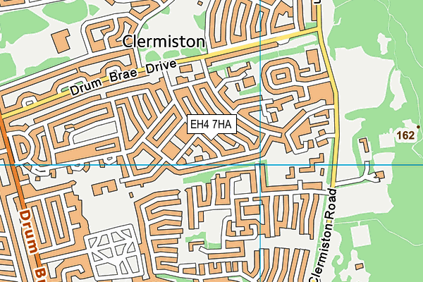 EH4 7HA map - OS VectorMap District (Ordnance Survey) EH4 7HA map - OS VectorMap District (Ordnance Survey)