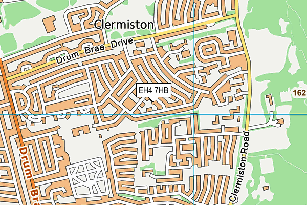 EH4 7HB map - OS VectorMap District (Ordnance Survey) EH4 7HB map - OS VectorMap District (Ordnance Survey)