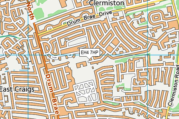 EH4 7HP map - OS VectorMap District (Ordnance Survey) EH4 7HP map - OS VectorMap District (Ordnance Survey)