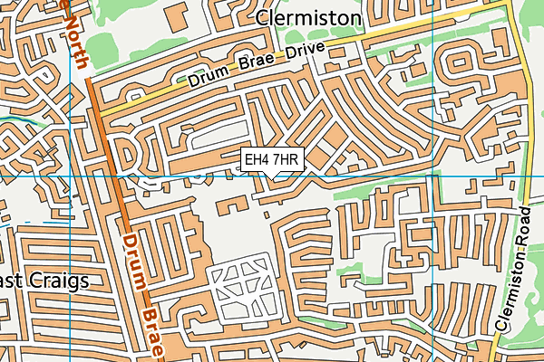 EH4 7HR map - OS VectorMap District (Ordnance Survey) EH4 7HR map - OS VectorMap District (Ordnance Survey)