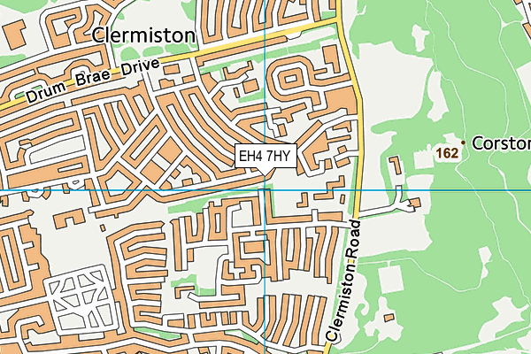EH4 7HY map - OS VectorMap District (Ordnance Survey) EH4 7HY map - OS VectorMap District (Ordnance Survey)