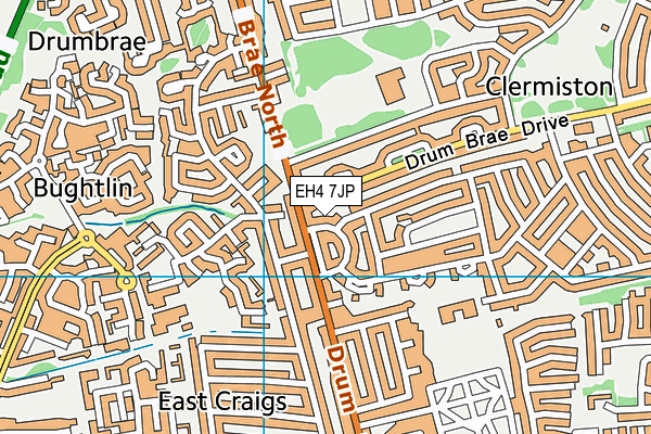 EH4 7JP map - OS VectorMap District (Ordnance Survey) EH4 7JP map - OS VectorMap District (Ordnance Survey)