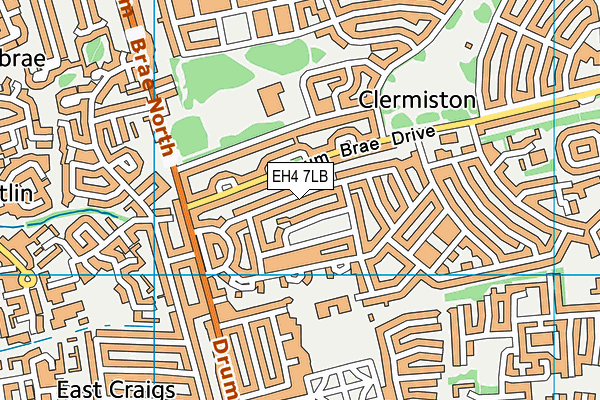 EH4 7LB map - OS VectorMap District (Ordnance Survey) EH4 7LB map - OS VectorMap District (Ordnance Survey)
