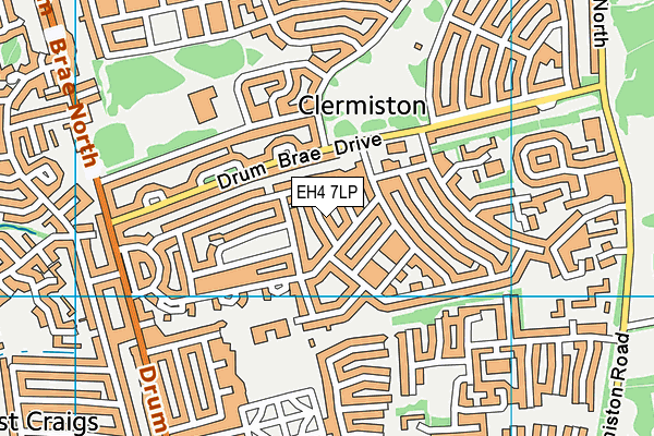 EH4 7LP map - OS VectorMap District (Ordnance Survey) EH4 7LP map - OS VectorMap District (Ordnance Survey)