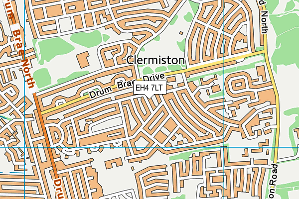 EH4 7LT map - OS VectorMap District (Ordnance Survey) EH4 7LT map - OS VectorMap District (Ordnance Survey)