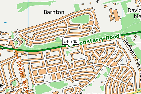 EH4 7ND map - OS VectorMap District (Ordnance Survey) EH4 7ND map - OS VectorMap District (Ordnance Survey)