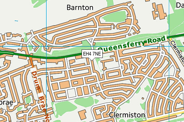 EH4 7NE map - OS VectorMap District (Ordnance Survey) EH4 7NE map - OS VectorMap District (Ordnance Survey)
