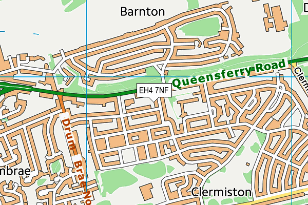 EH4 7NF map - OS VectorMap District (Ordnance Survey) EH4 7NF map - OS VectorMap District (Ordnance Survey)