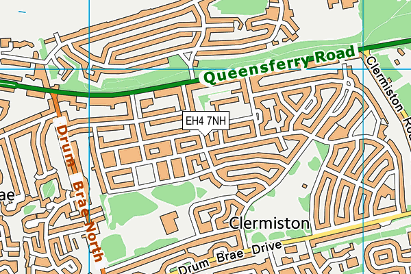 EH4 7NH map - OS VectorMap District (Ordnance Survey) EH4 7NH map - OS VectorMap District (Ordnance Survey)