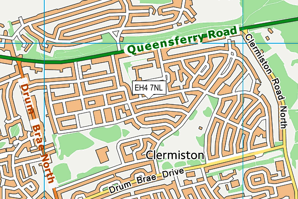 EH4 7NL map - OS VectorMap District (Ordnance Survey) EH4 7NL map - OS VectorMap District (Ordnance Survey)