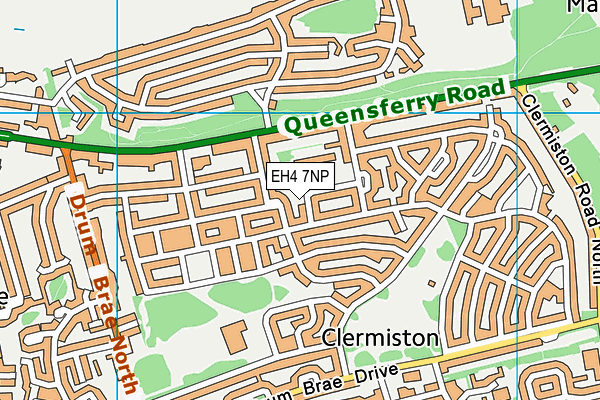 EH4 7NP map - OS VectorMap District (Ordnance Survey) EH4 7NP map - OS VectorMap District (Ordnance Survey)
