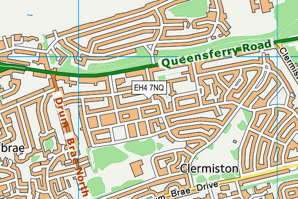 EH4 7NQ map - OS VectorMap District (Ordnance Survey) EH4 7NQ map - OS VectorMap District (Ordnance Survey)