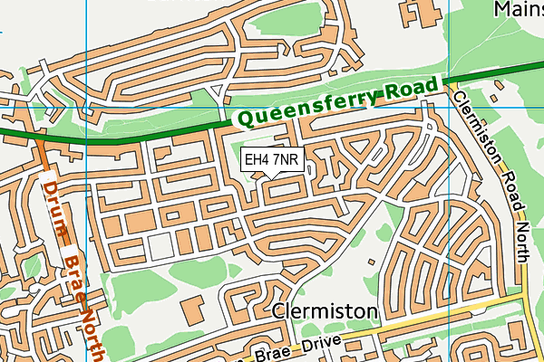 EH4 7NR map - OS VectorMap District (Ordnance Survey) EH4 7NR map - OS VectorMap District (Ordnance Survey)