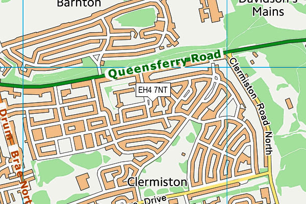 EH4 7NT map - OS VectorMap District (Ordnance Survey) EH4 7NT map - OS VectorMap District (Ordnance Survey)