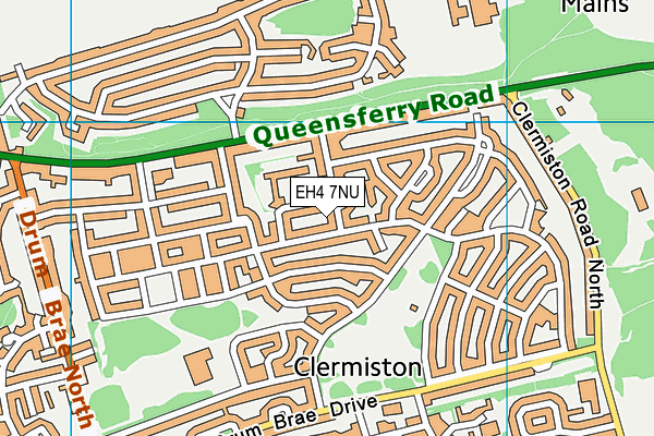 EH4 7NU map - OS VectorMap District (Ordnance Survey) EH4 7NU map - OS VectorMap District (Ordnance Survey)