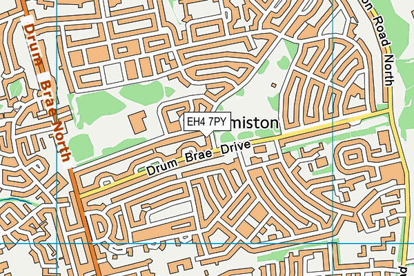 EH4 7PY map - OS VectorMap District (Ordnance Survey) EH4 7PY map - OS VectorMap District (Ordnance Survey)