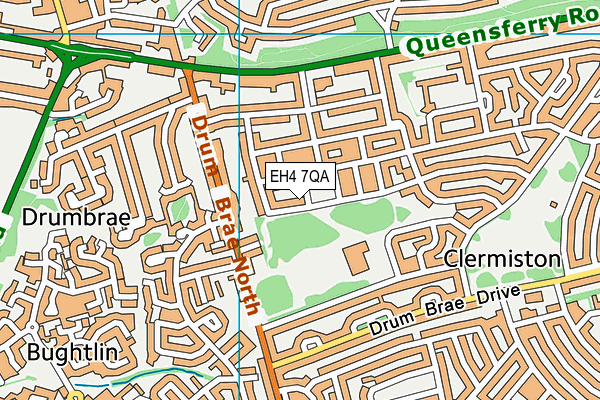 EH4 7QA map - OS VectorMap District (Ordnance Survey) EH4 7QA map - OS VectorMap District (Ordnance Survey)