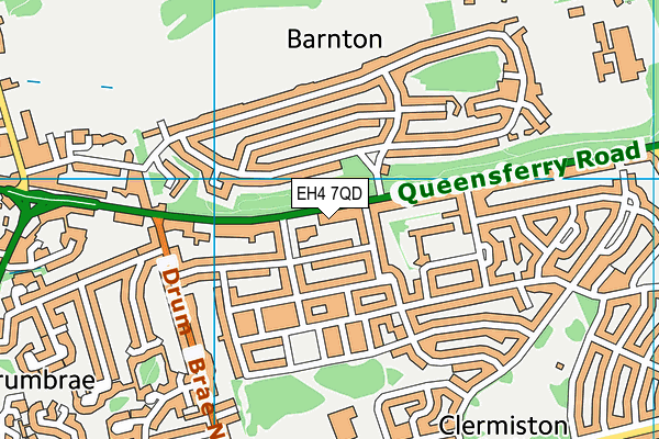 EH4 7QD map - OS VectorMap District (Ordnance Survey) EH4 7QD map - OS VectorMap District (Ordnance Survey)