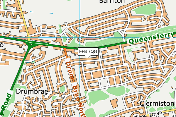 EH4 7QG map - OS VectorMap District (Ordnance Survey) EH4 7QG map - OS VectorMap District (Ordnance Survey)