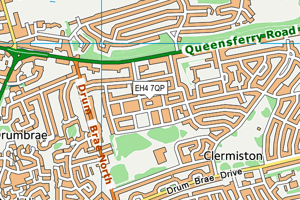 EH4 7QP map - OS VectorMap District (Ordnance Survey) EH4 7QP map - OS VectorMap District (Ordnance Survey)