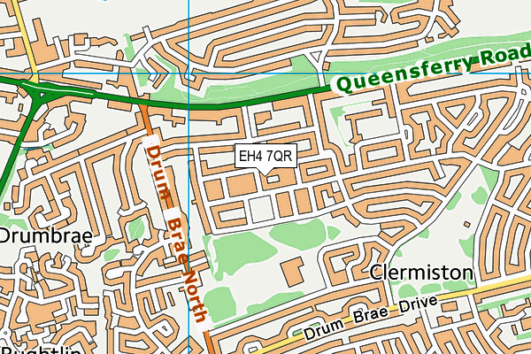 EH4 7QR map - OS VectorMap District (Ordnance Survey) EH4 7QR map - OS VectorMap District (Ordnance Survey)