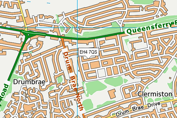 EH4 7QS map - OS VectorMap District (Ordnance Survey) EH4 7QS map - OS VectorMap District (Ordnance Survey)